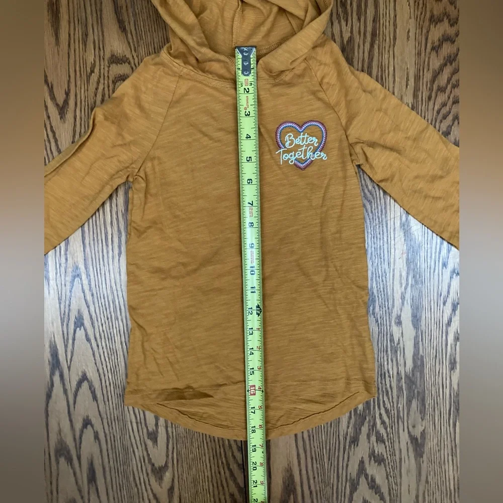 💕BETTER TOGETHER💕OshKosh long sleeve hooded tee sz5/5A 100%cotton✨EUC✨
